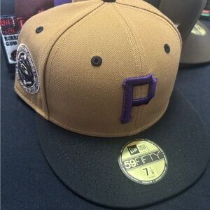 New Era Brown and Black Cap Pirates